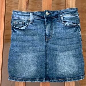 denim jean skirt